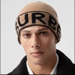 Burberry Cashmere Logo Beanie